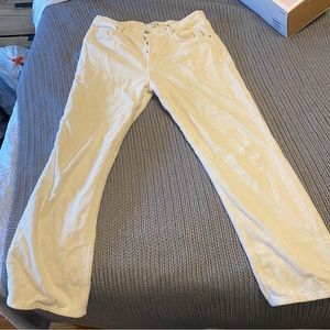 Reformation Cary High Rise Slouchy Wide Leg Corduroy Pants - Size M Size 30